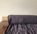 Violet Linen Fabric: 100% Natural Light Linen, 150cm Wide
