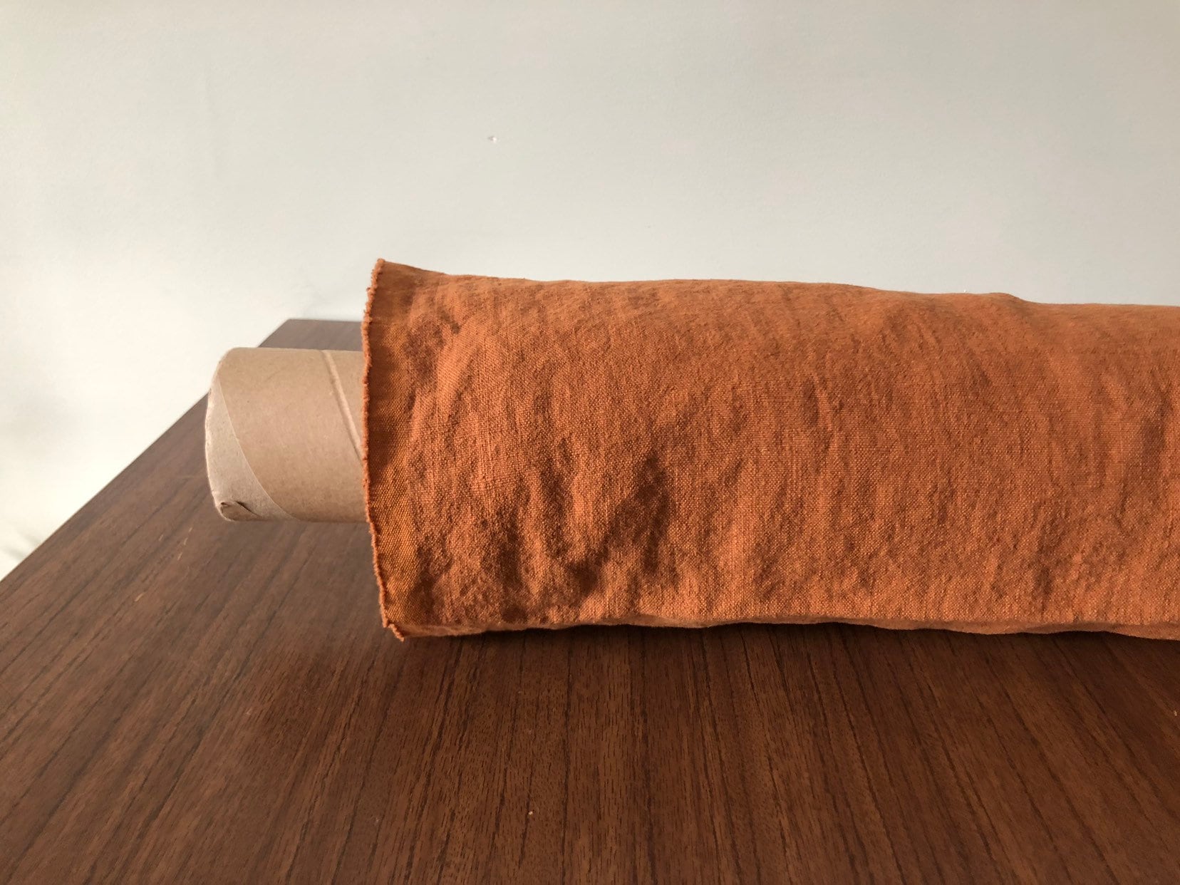 Extra Wide Linen Fabric: Soft Squash Bedding, Sewing (250cm)
