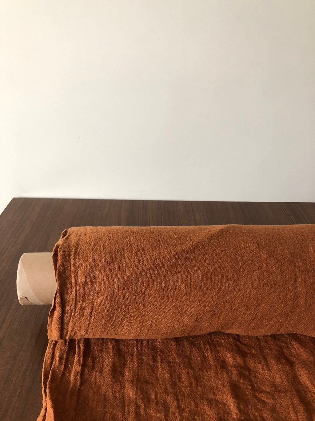 Squash Linen Fabric: 100% Natural, 150cm Wide, 200g