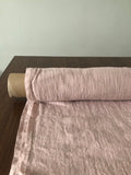 Dusty Rose Linen Fabric: 100% Natural, 200g Medium Weight