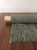 Cedar Green Waffle Linen Cotton Fabric: Bath & Kitchen Towel Material