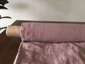 Extra Wide Dusty Lavender Linen Fabric: 100% Natural, Softened, 250cm