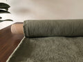 Extra Wide Cedar Green Linen Fabric: Softened 100% Natural (99" Width)