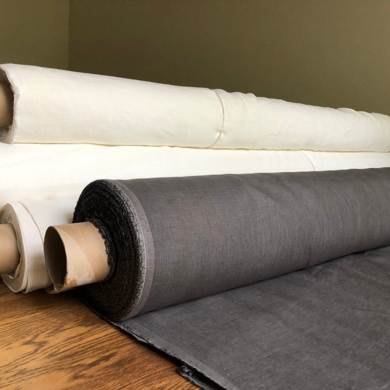 BGO17 | Extra Wide Natural Linen Fabric - Color