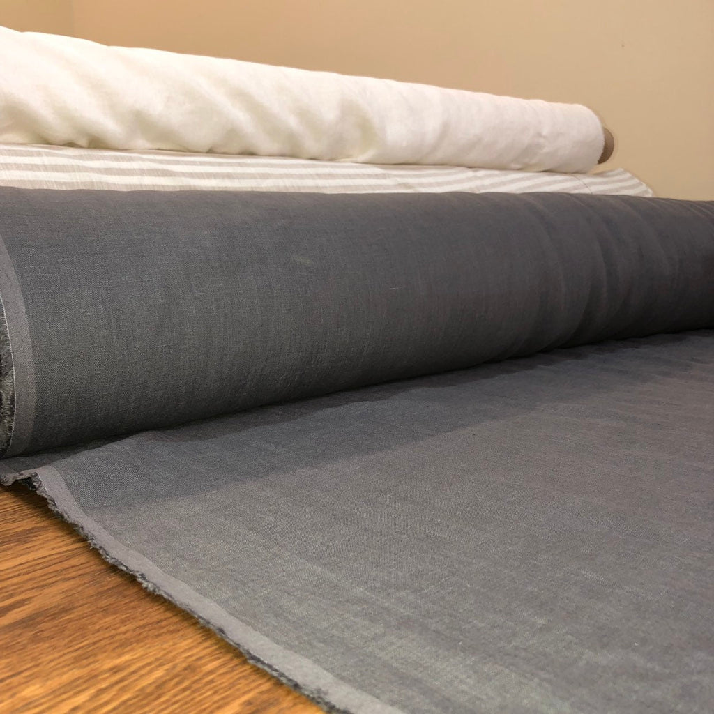 Extra Wide Natural Linen Fabric: Softened Bedding, Sewing (250cm Width)