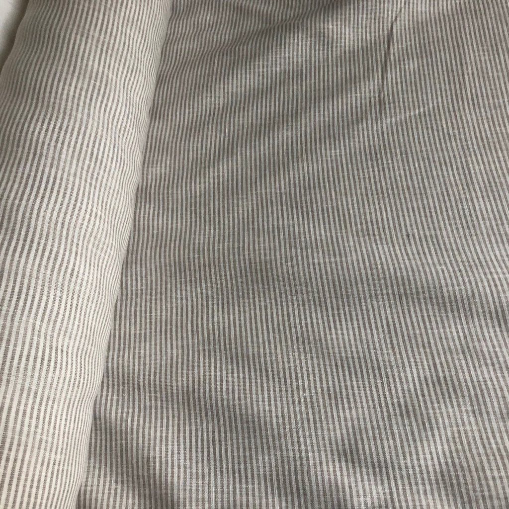 Small Striped 100 % EXTRA wide LINEN fabric BGO205_E not softened, 260 cm width fabric by the metre, bedding linen, bedspread, sewing, linen