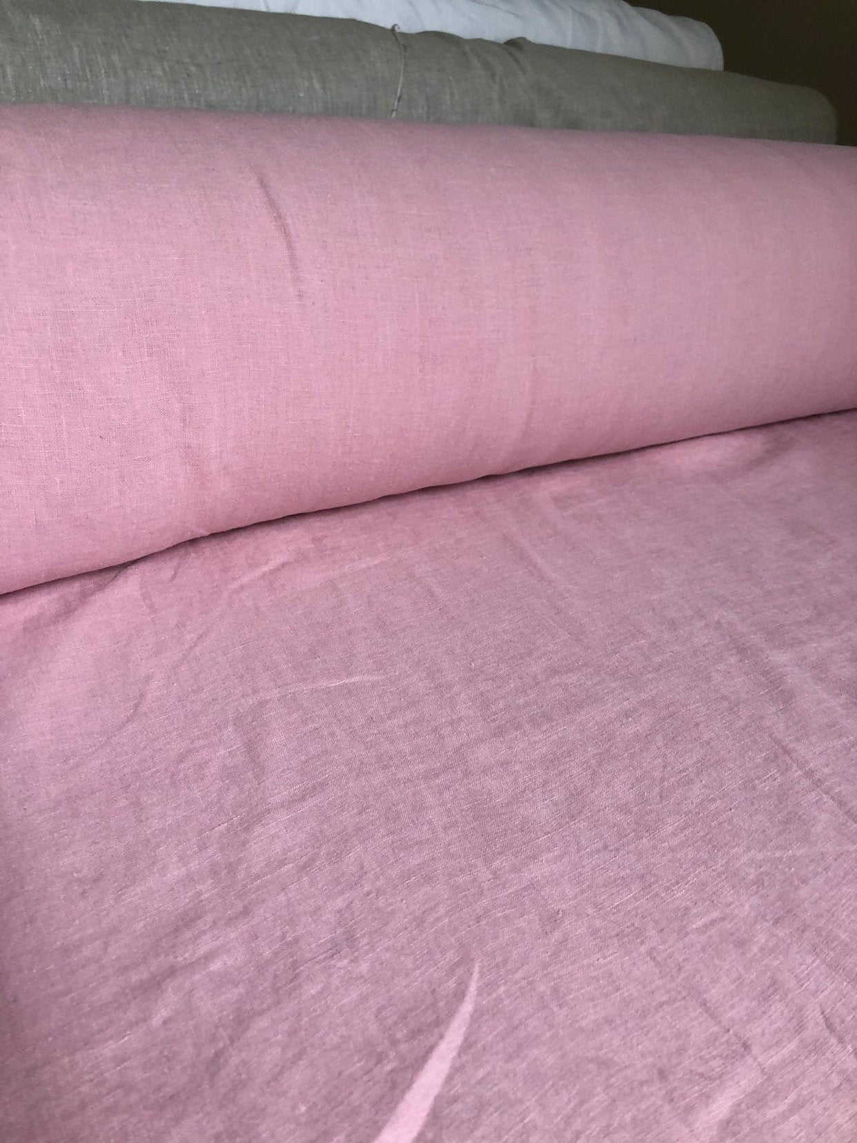 100 % EXTRA wide natural LINEN fabric BGO17 Baby_1128soft , 250 cm width fabric by the metre, bedding linen, bedspread, sewing, linen