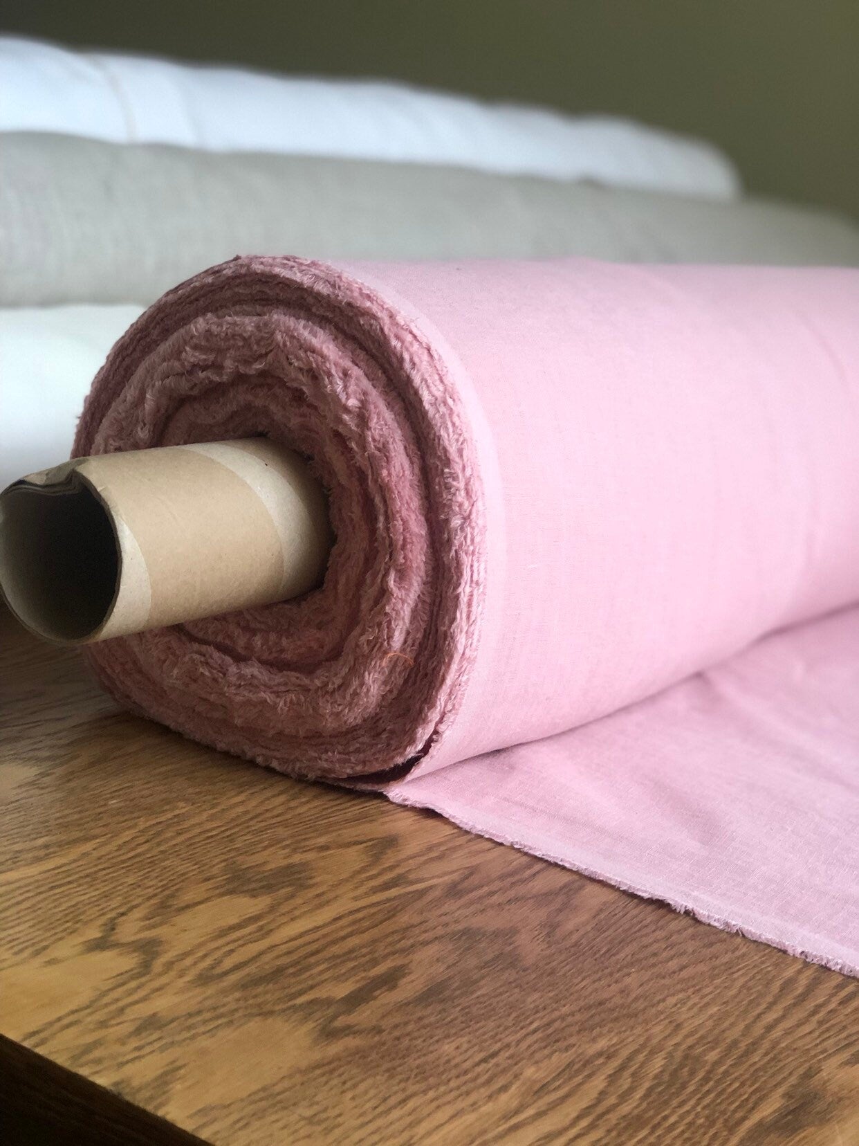 100 % EXTRA wide natural LINEN fabric BGO17 Baby_1128soft , 250 cm width fabric by the metre, bedding linen, bedspread, sewing, linen