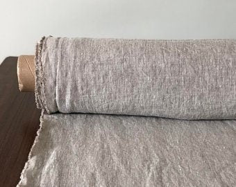 6 Natural linen curtains for Anna
