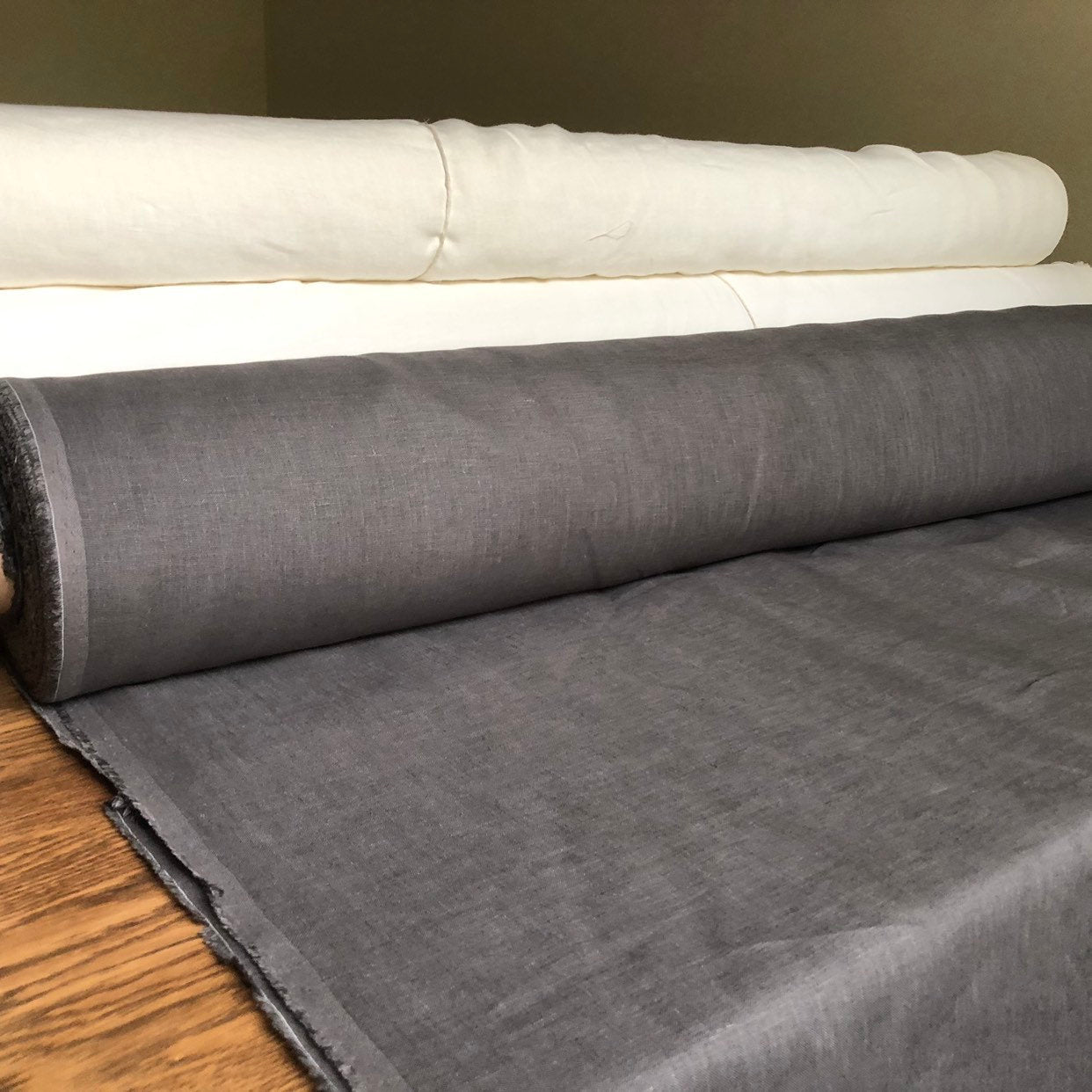 BGO17 | Extra Wide Natural Linen Fabric - Color