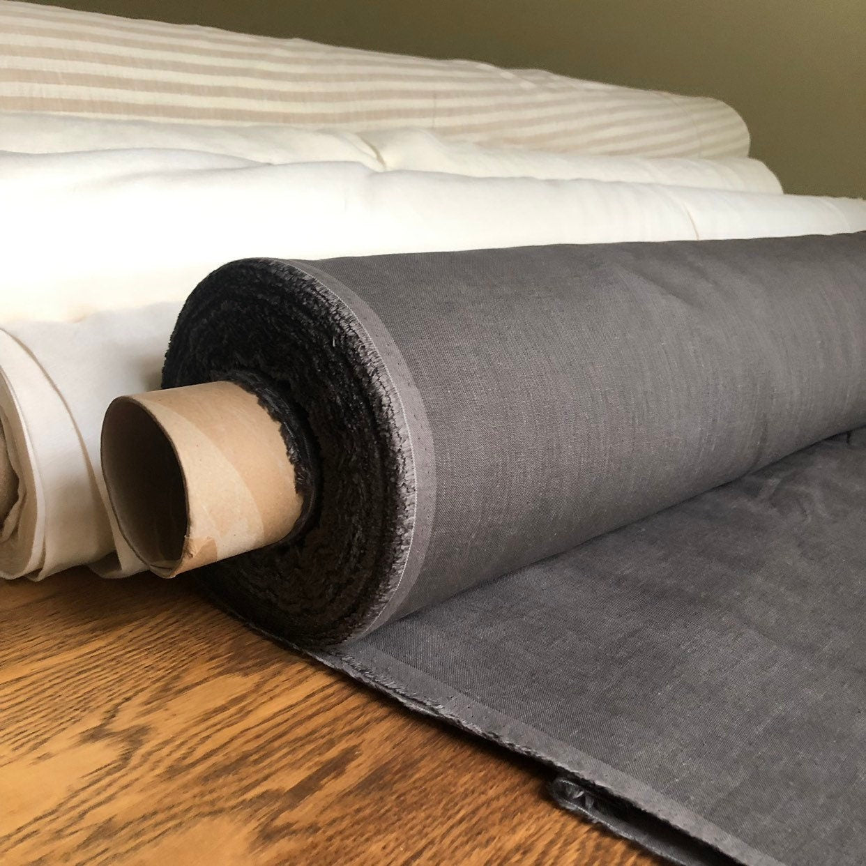 BGO17 | Extra Wide Natural Linen Fabric - Color