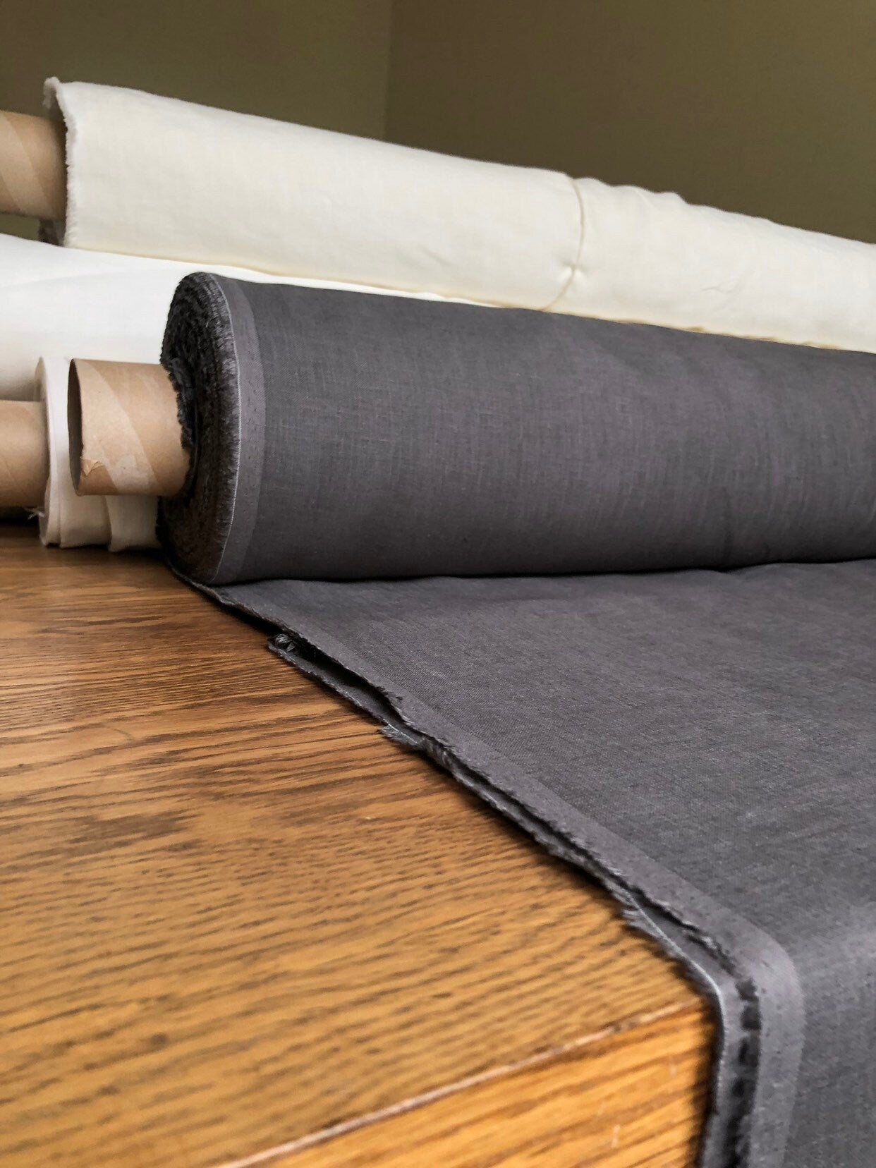 BGO17 | Extra Wide Natural Linen Fabric - Color