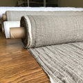 Natural Linen Fabric: Softened Weave, 140cm Wide, For Sewing