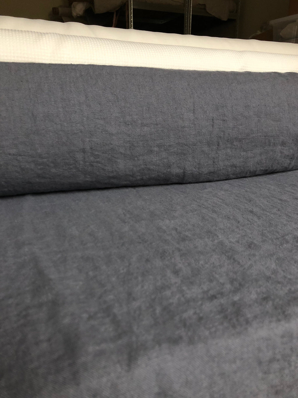 Softened Linen Fabric: 100% Natural, 145cm Wide, 260gsm
