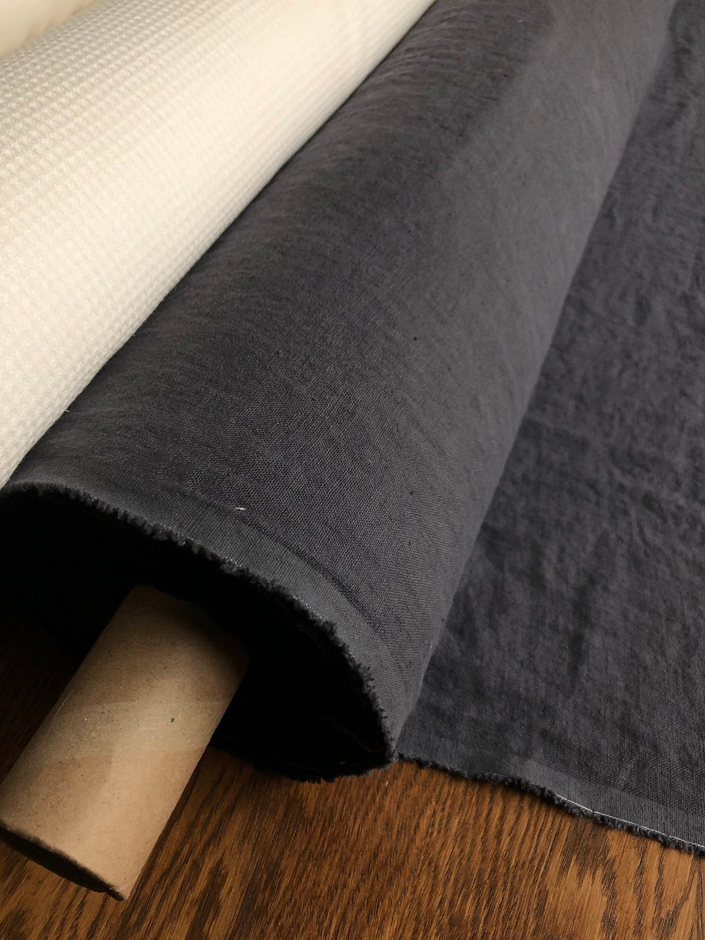 Softened Linen Fabric: 100% Natural, 145cm Wide, 260gsm