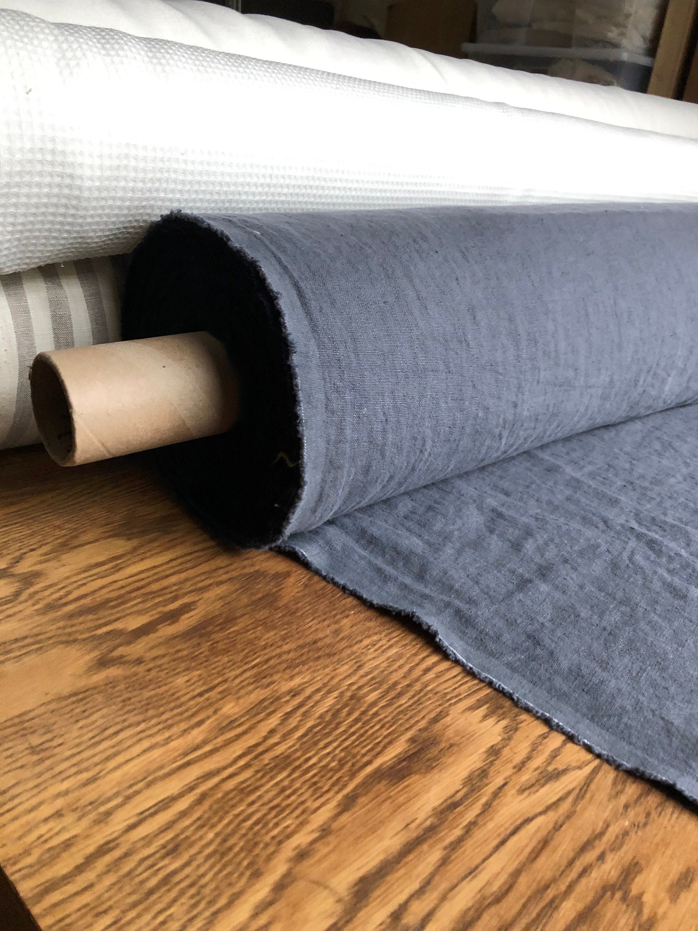 Softened Linen Fabric: 100% Natural, 145cm Wide, 260gsm