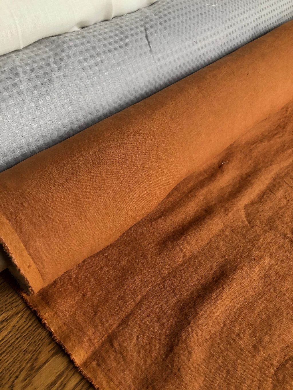 Squash Linen Fabric: 100% Natural, Medium Weight (57" Wide)