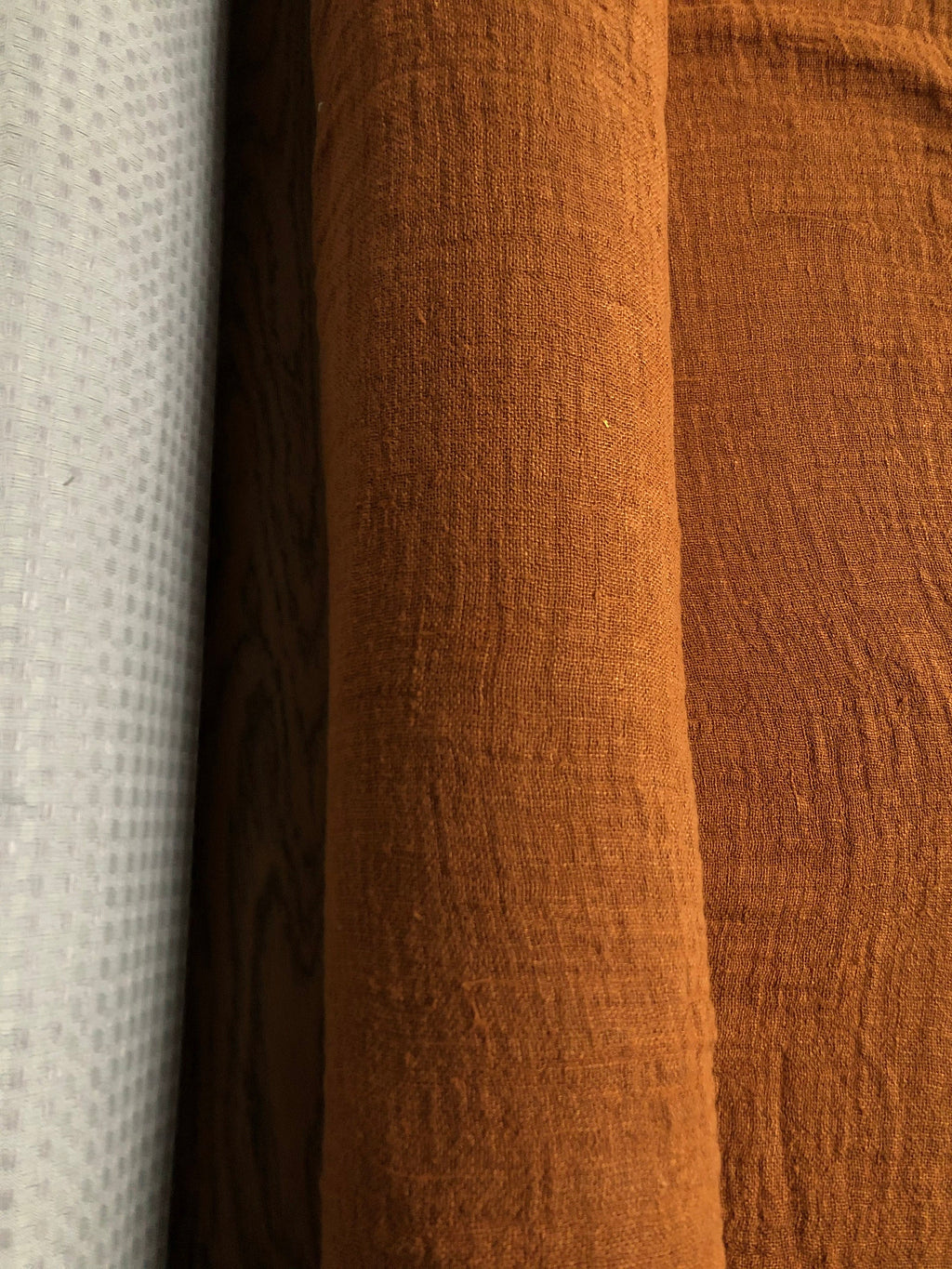 Squash Linen Fabric: 100% Natural, 140cm Wide, Sewing Fabric by the Yard