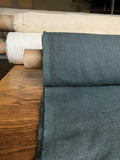 Green Linen Fabric: 100% Natural, Medium Weight (57" Wide)