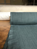 Waffle Linen Cotton Fabric: 949green, 140cm Wide, Softened