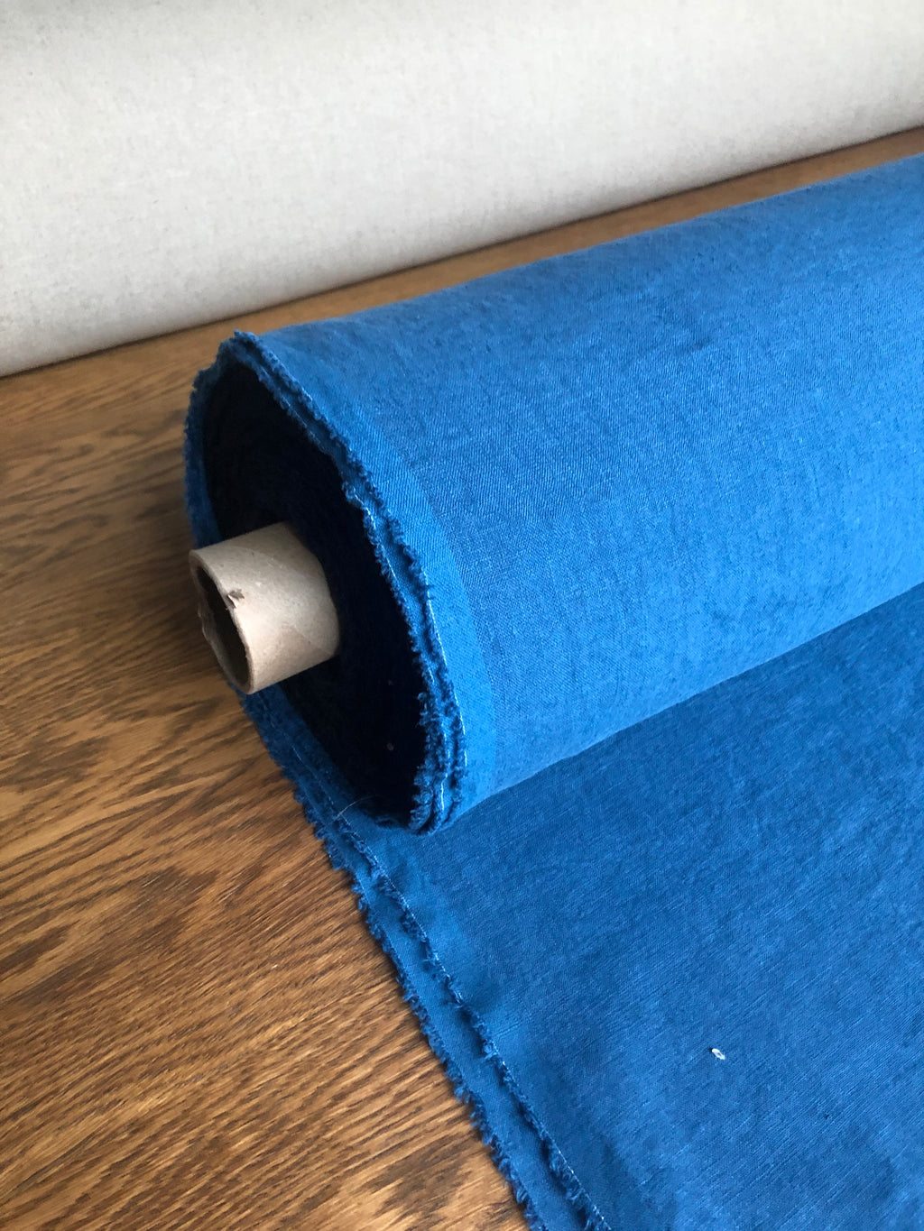 Soft Blue Linen Fabric: Extra Wide 250cm, Bedding & Sewing