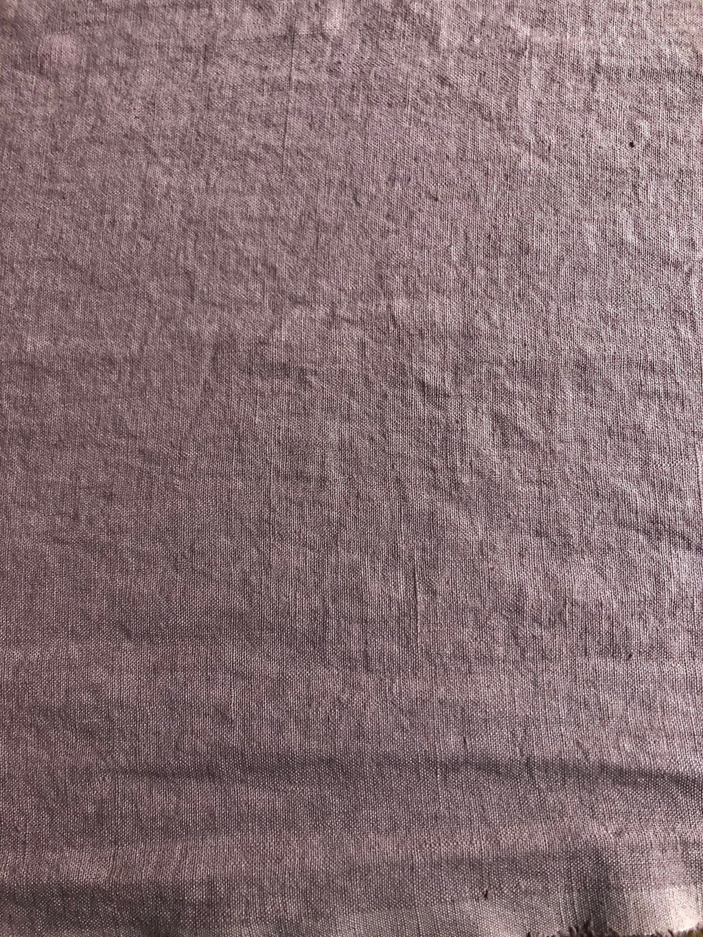 Dusty Lavender Linen Fabric: 100% Natural, 145cm Wide, 260g