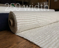 Striped Linen Fabric: Extra Wide Soft Linen, Beige, 250cm Width