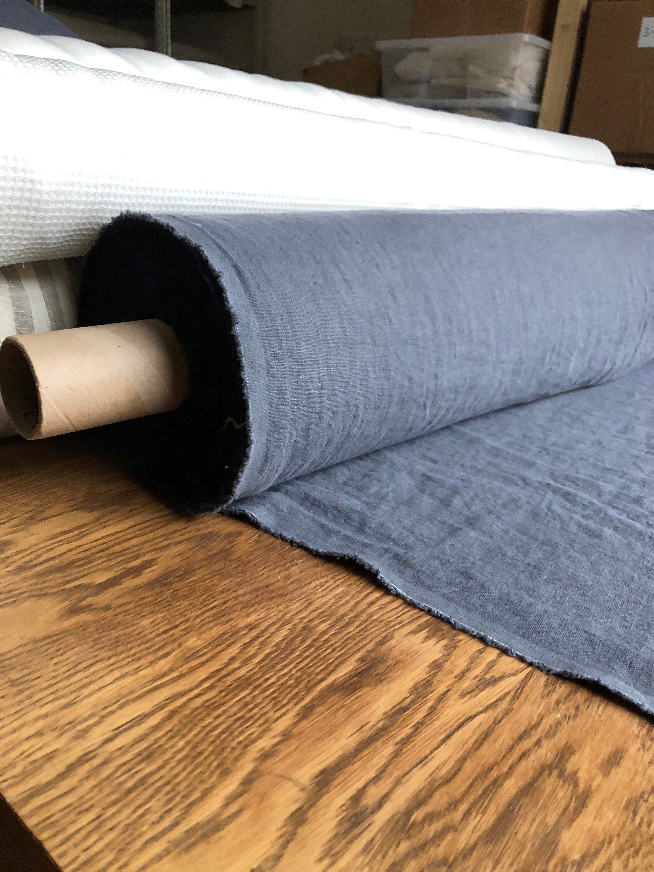 Softened Linen Fabric: 100% Natural, 145cm Wide, 260gsm