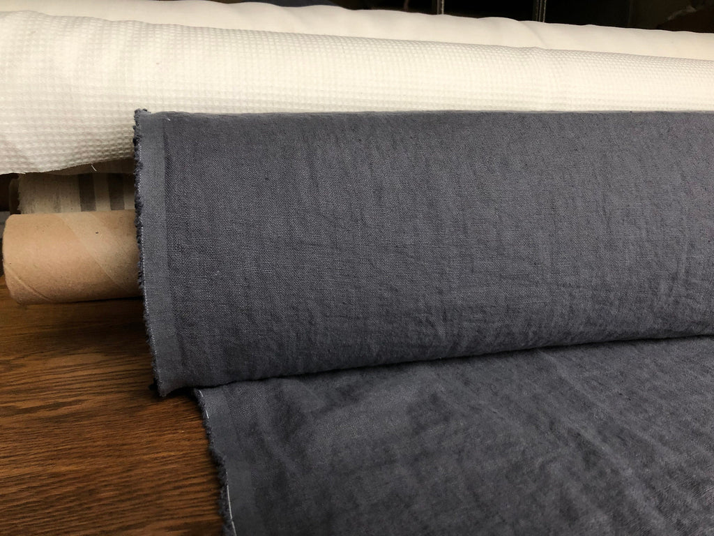 Softened Linen Fabric: 100% Natural, 145cm Wide, 260gsm