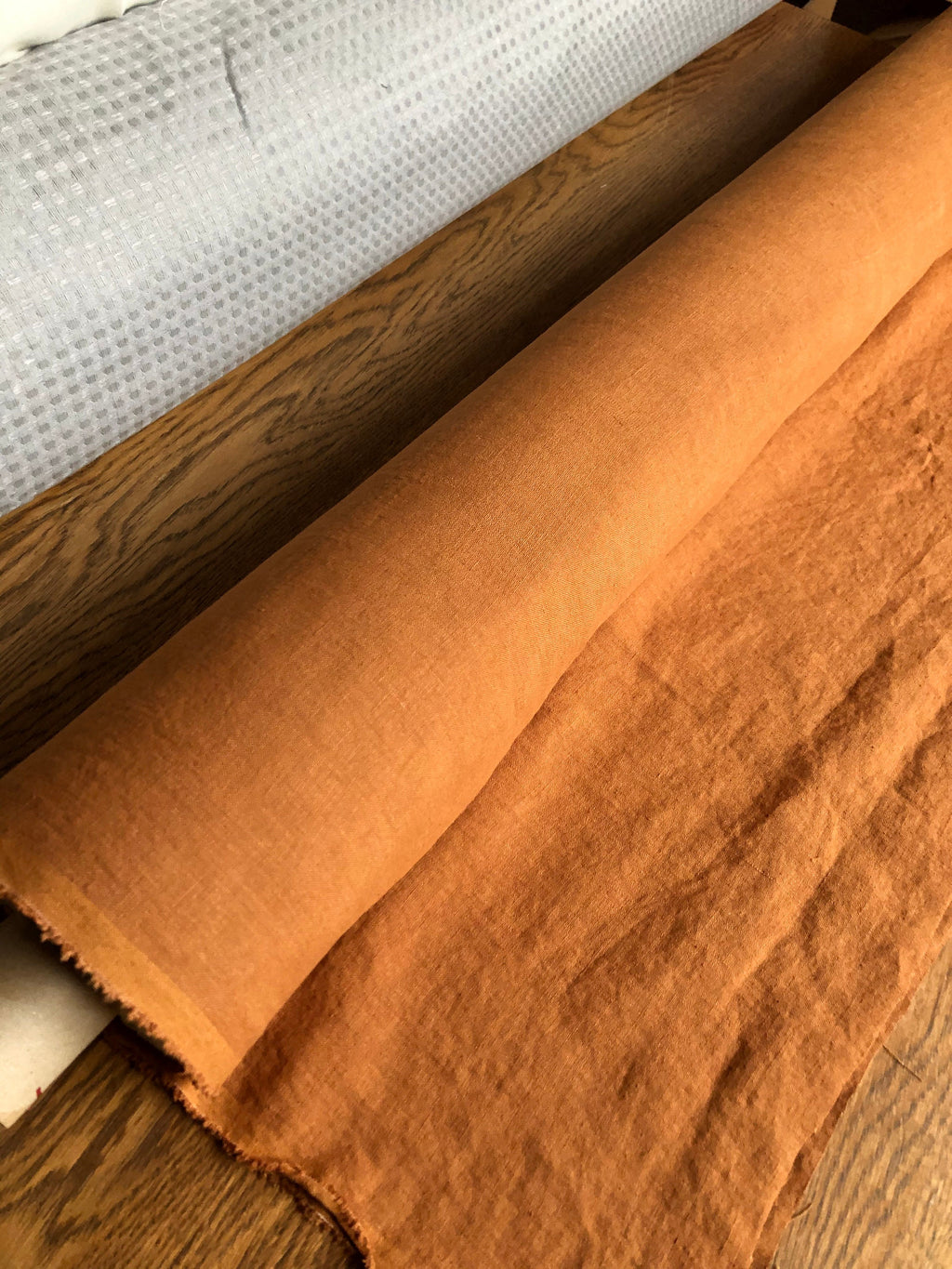Squash Linen Fabric: 100% Natural, Medium Weight (57" Wide)