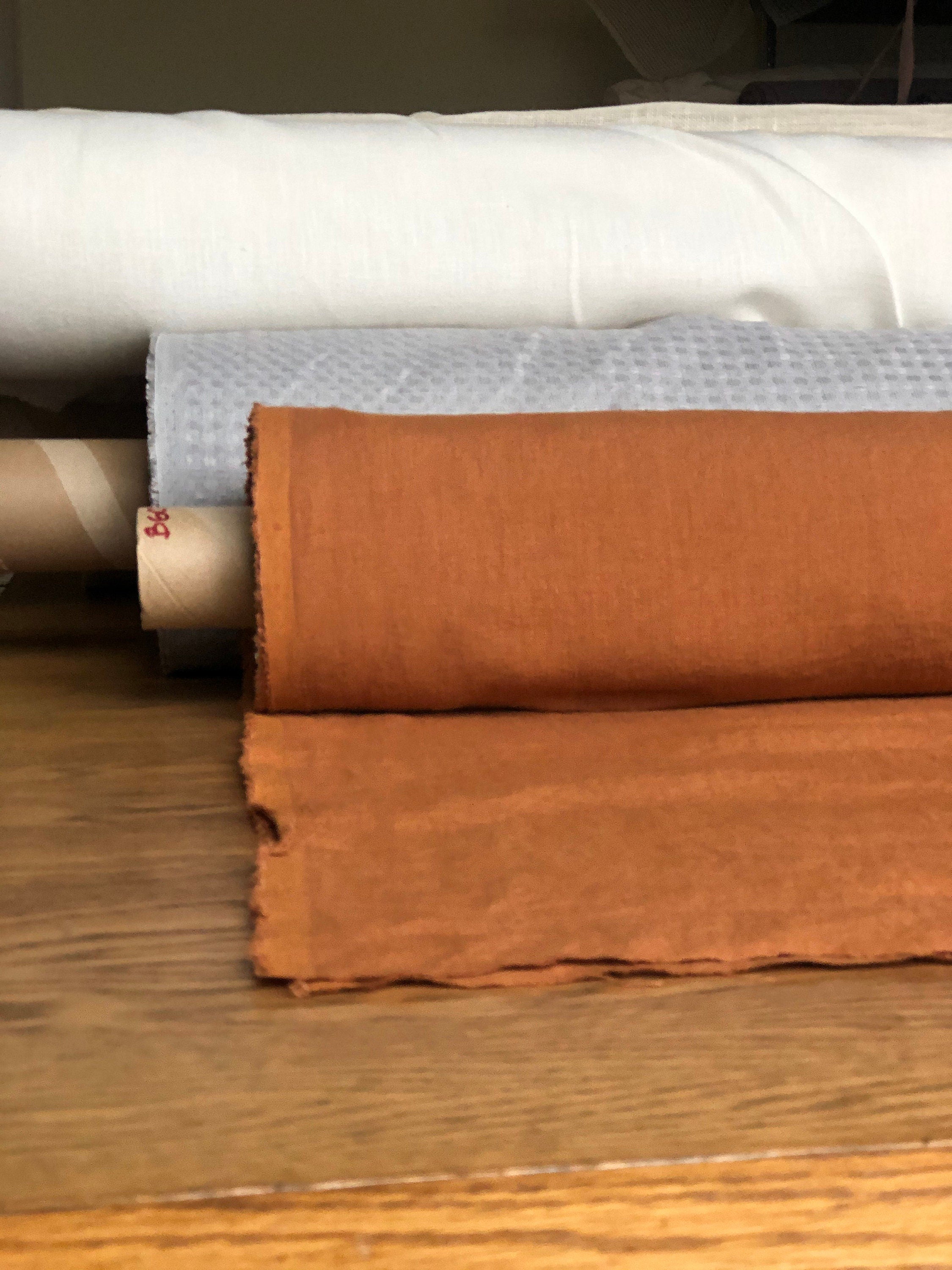 Squash Linen Fabric: 100% Natural, Medium Weight (57" Wide)