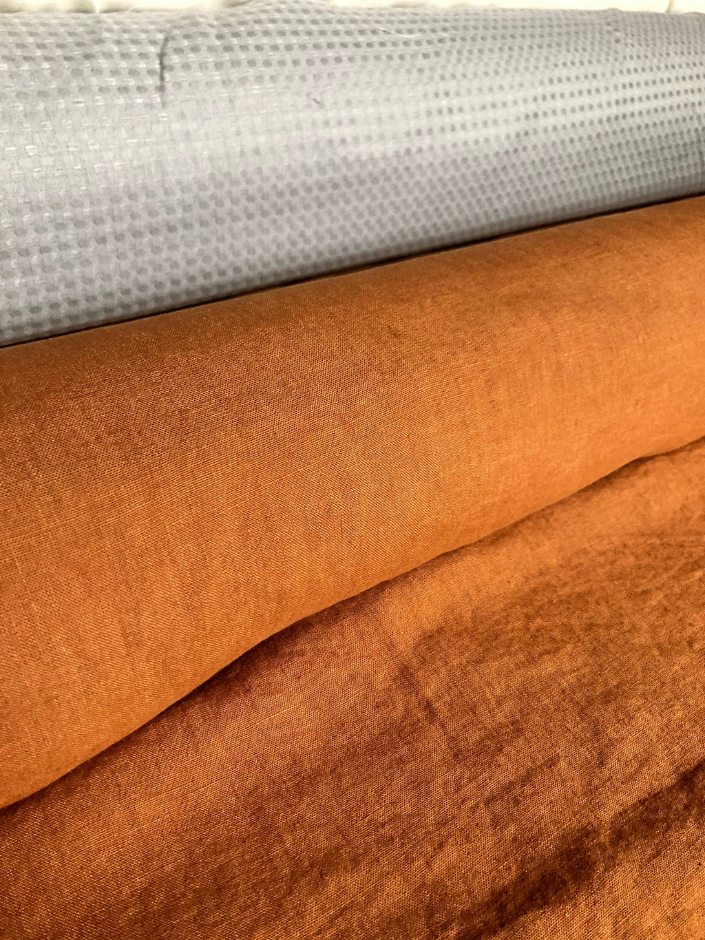 Squash Linen Fabric: 100% Natural, Medium Weight (57" Wide)