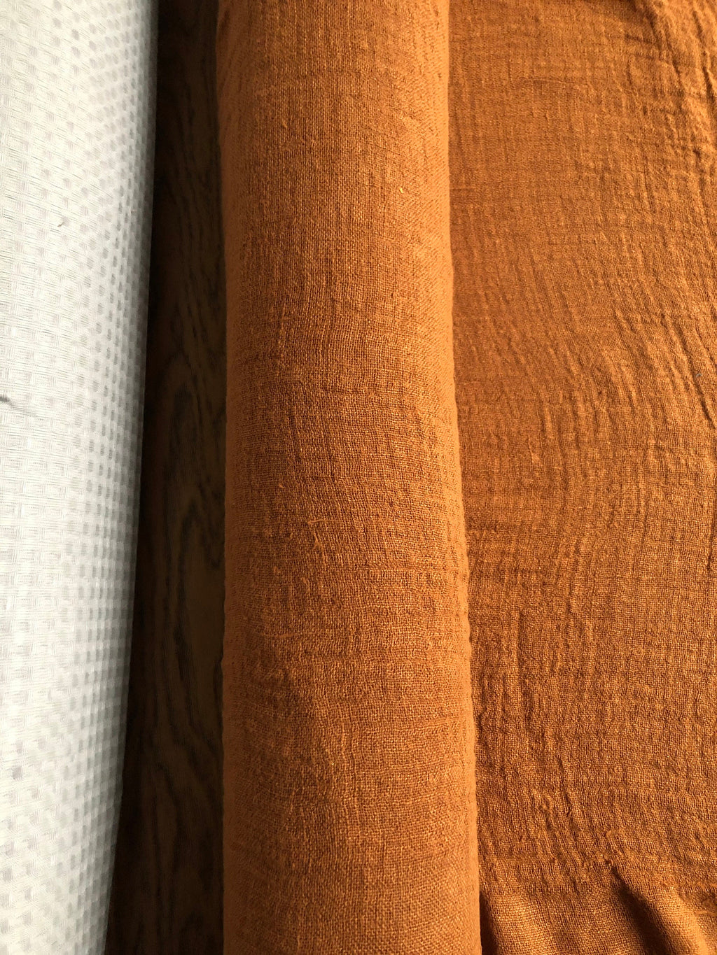 Squash Linen Fabric: 100% Natural, 140cm Wide, Sewing Fabric by the Yard