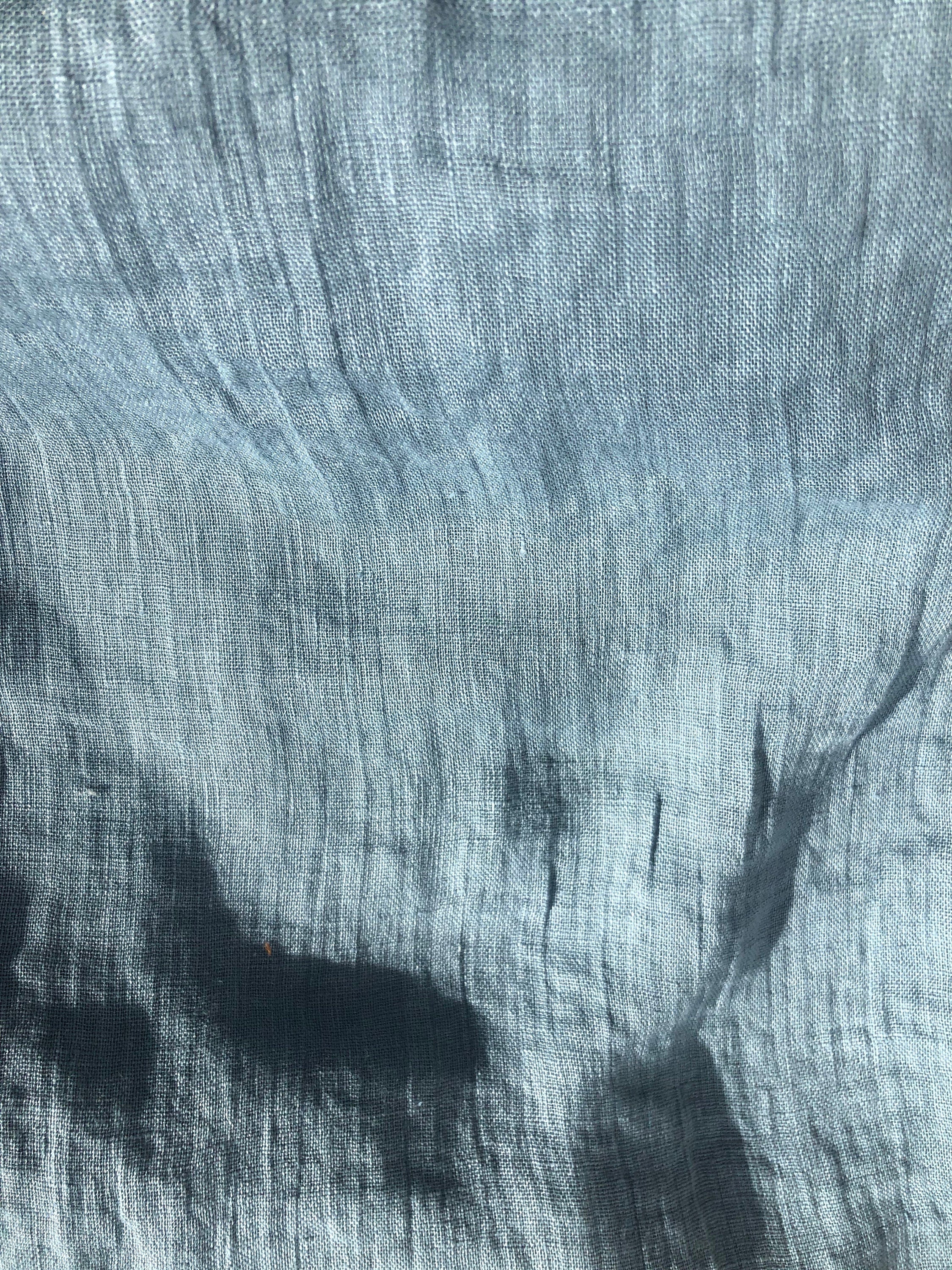Sea Foam Linen Fabric: 100% Natural, Light Weight (150cm Width)