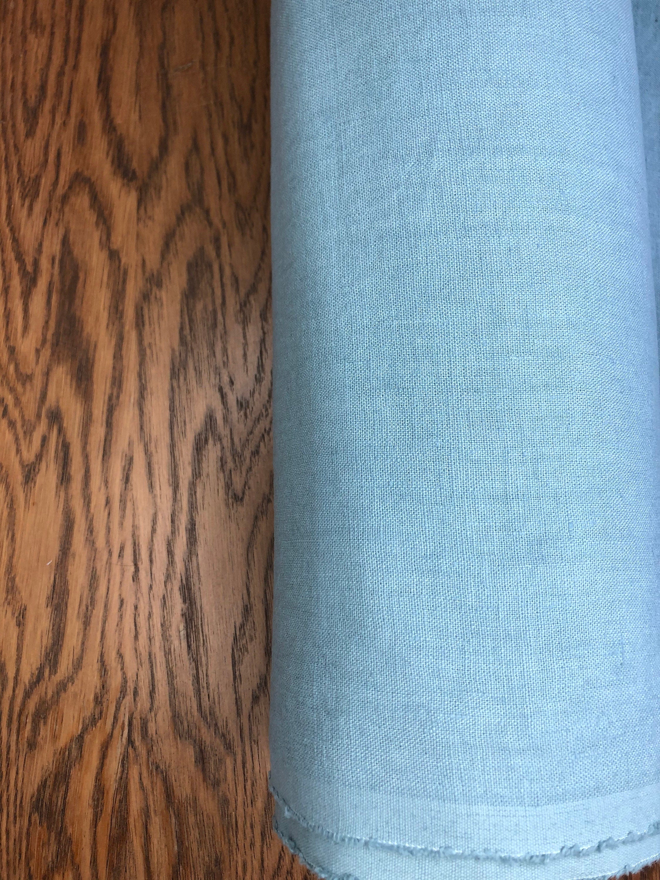 Teal Linen Fabric: 100% Natural, Heavy Weight (57" Wide)