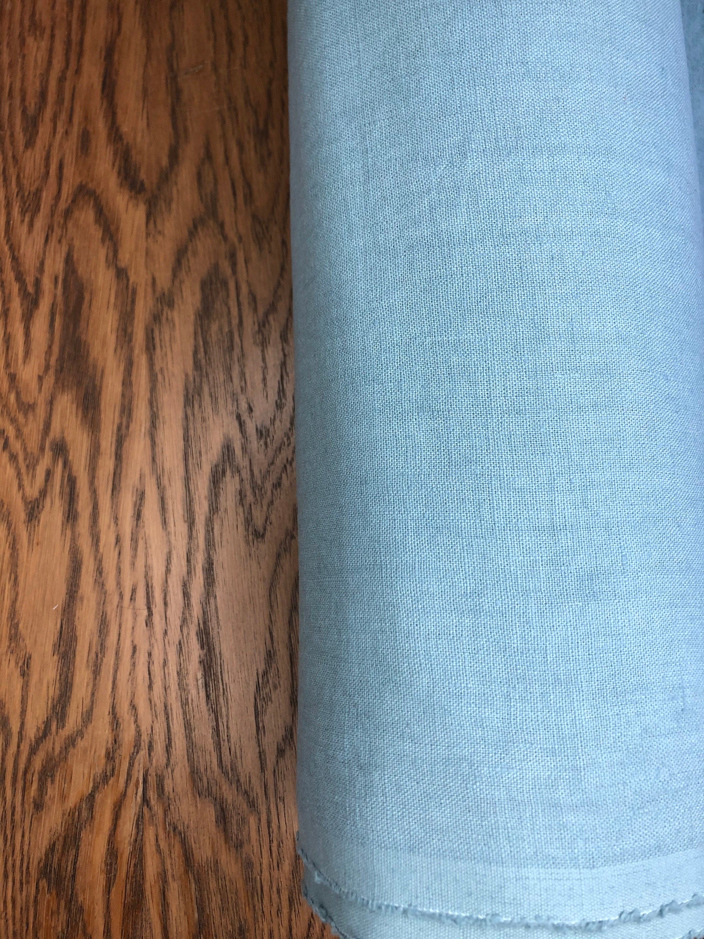 Teal Linen Fabric: 100% Natural, Heavy Weight (57" Wide)