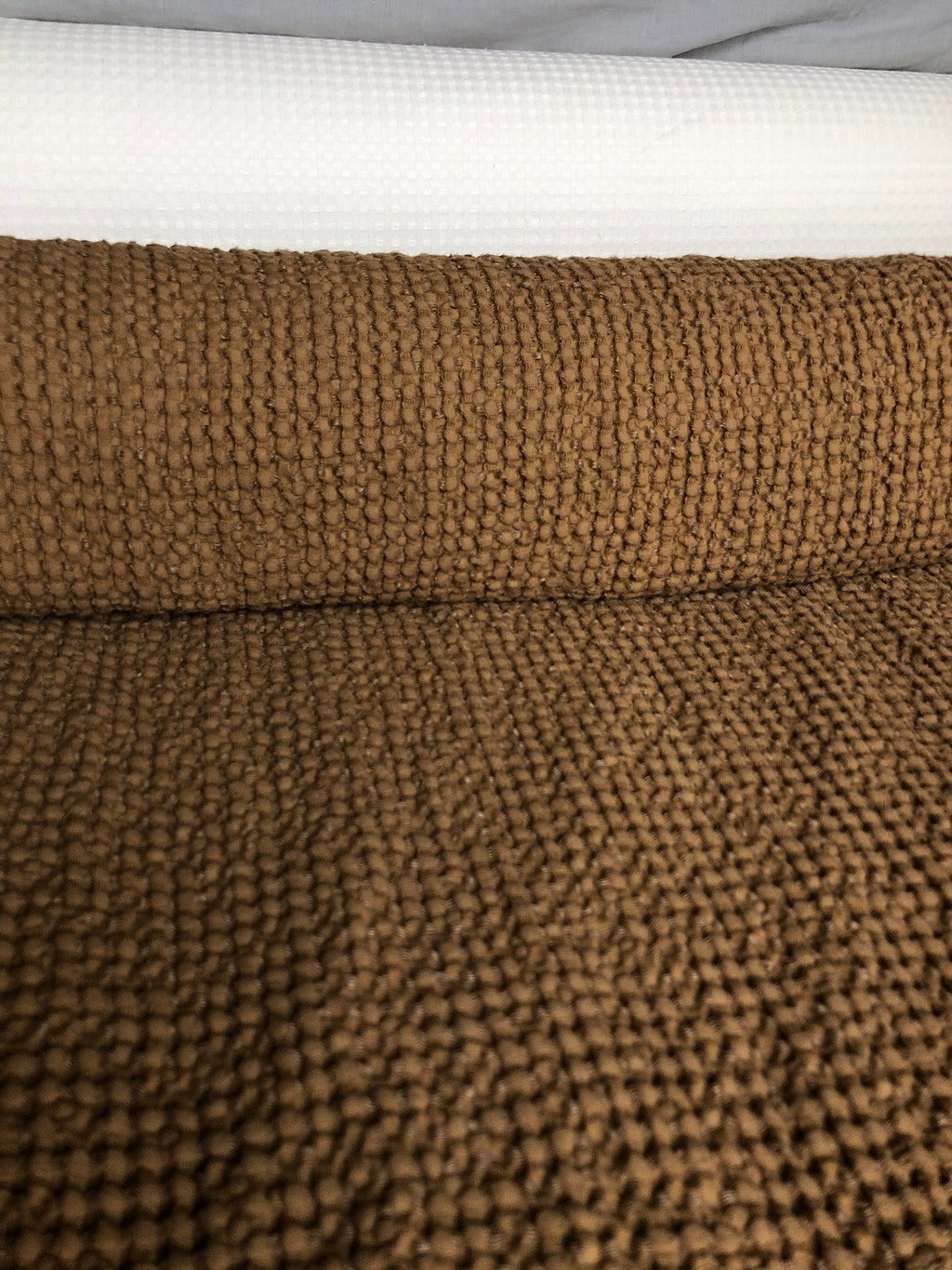 Spicy Waffle Linen Cotton Fabric: 94" Extra Wide, Bath & Spa Towel