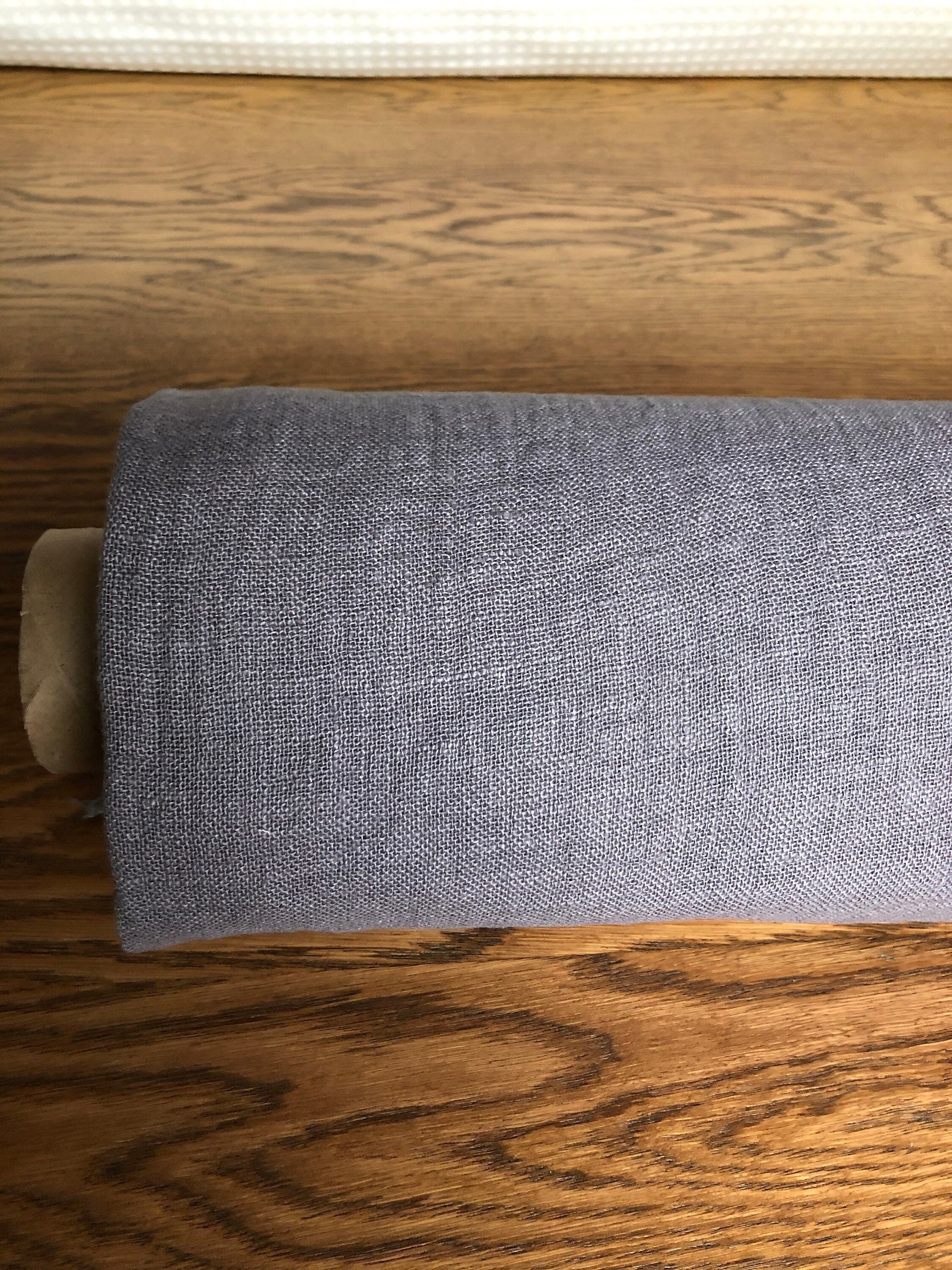 Purple Linen Fabric: 100% Natural, Medium Weight - 55" Wide