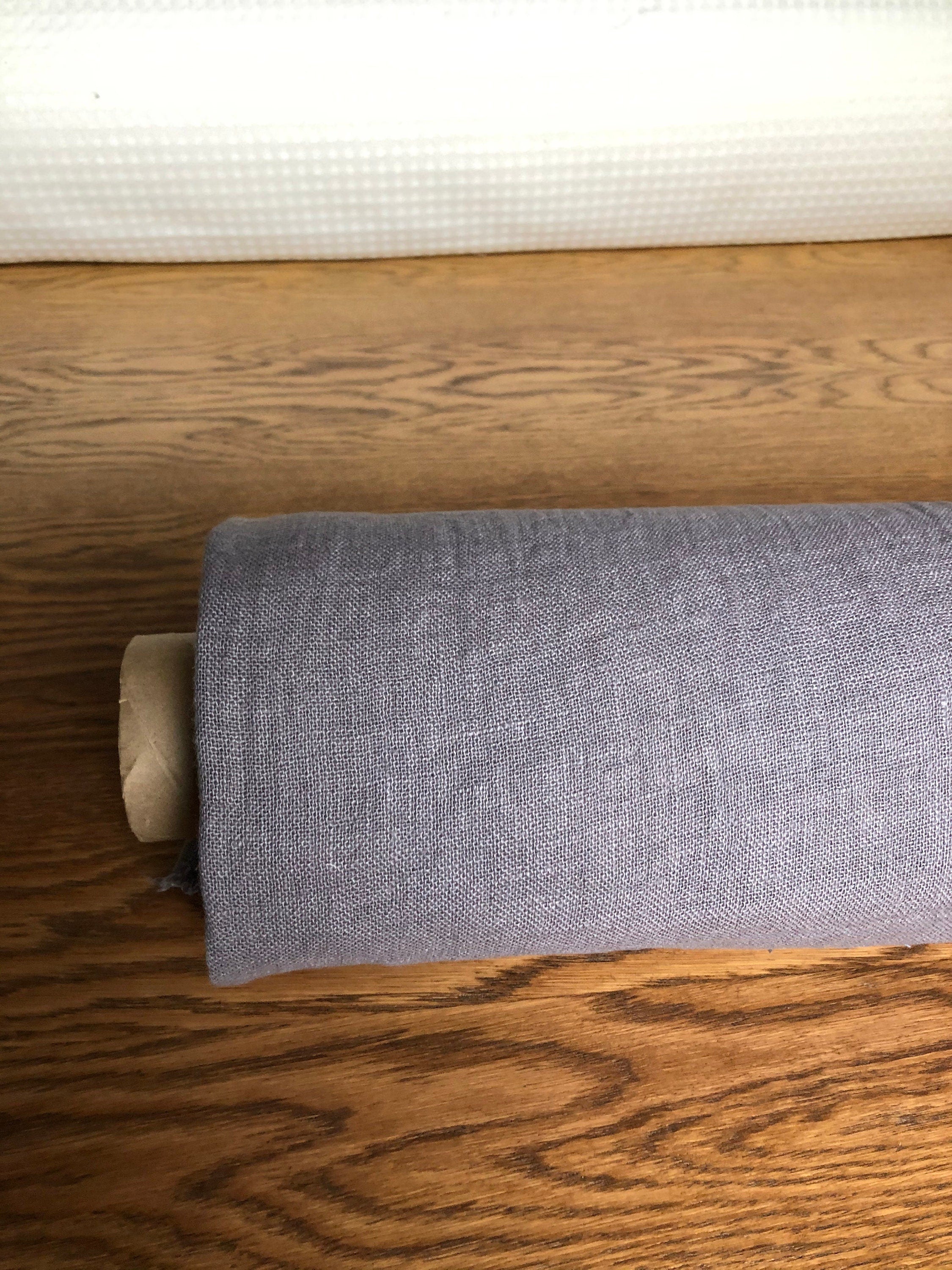 Purple Linen Fabric: 100% Natural, Medium Weight - 55" Wide
