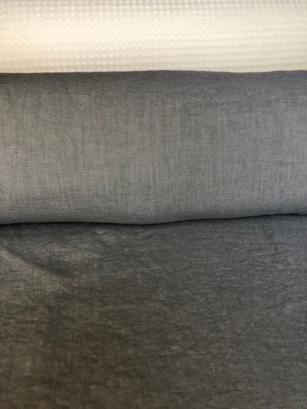 Extra Wide Soft Steel Linen Fabric: 99" Wide, Bedding Material