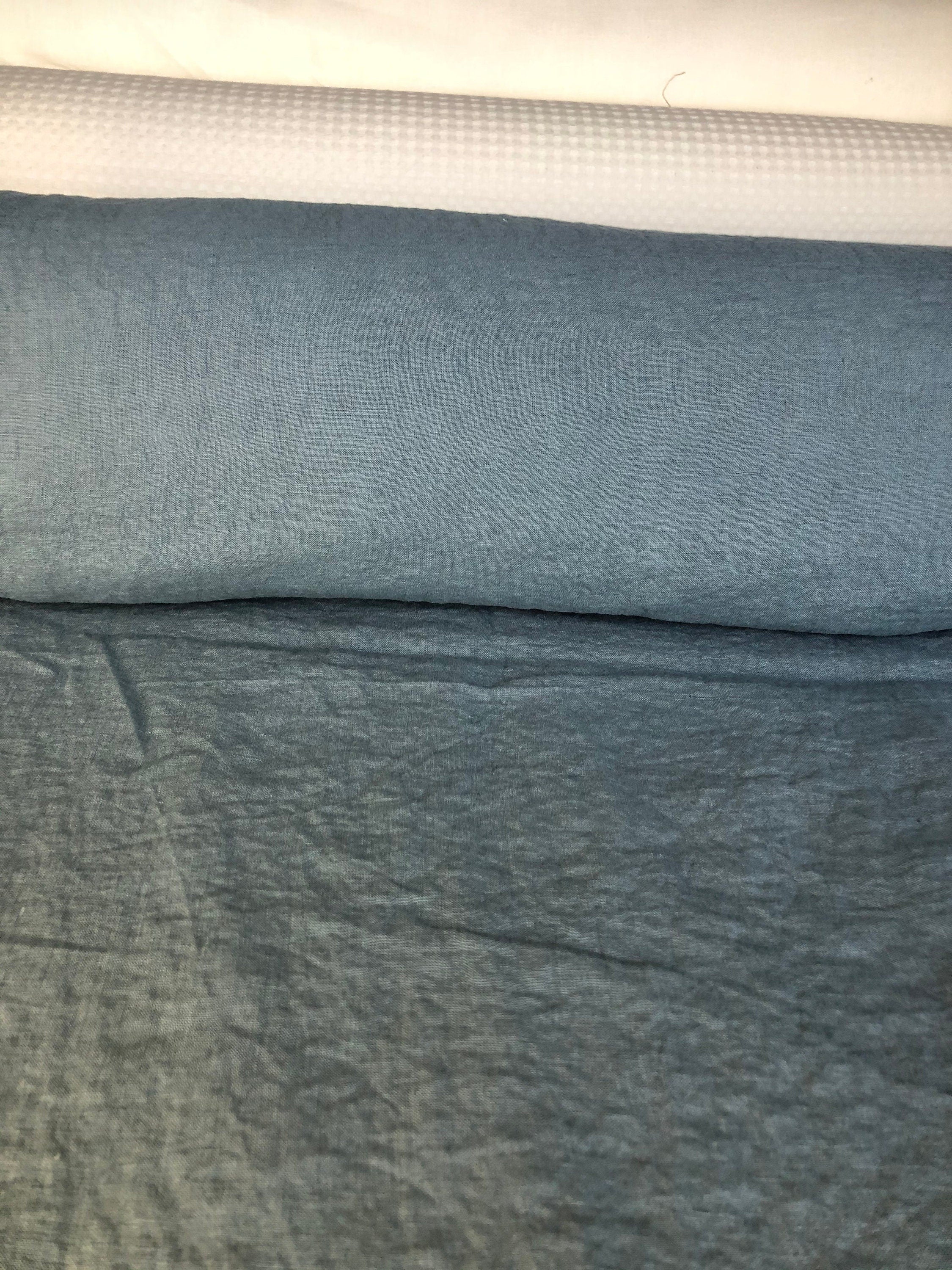 Extra Wide Soft Linen Fabric: Natural Bedding, Sewing Material - 99" Width