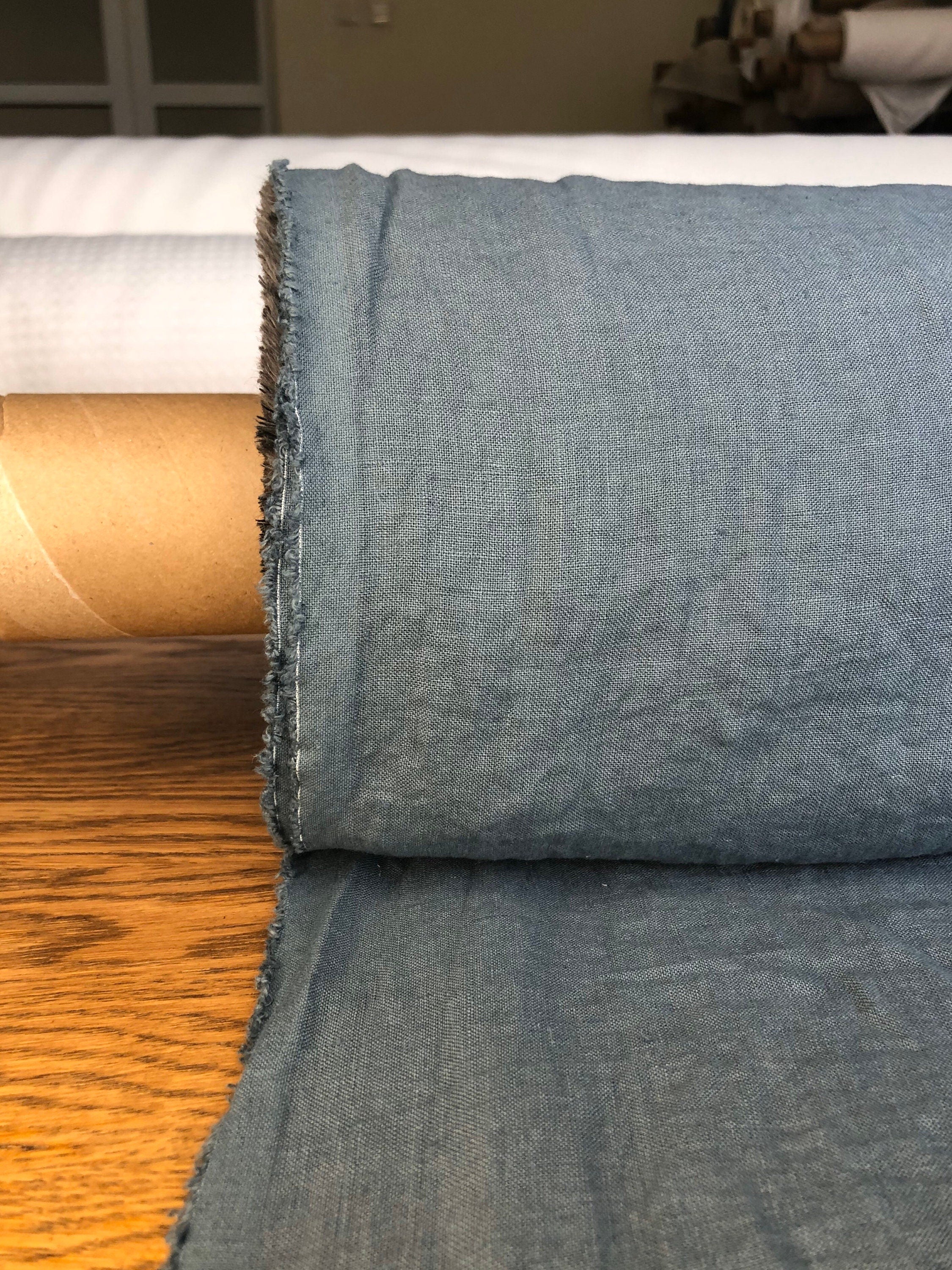 Extra Wide Soft Linen Fabric: Natural Bedding, Sewing Material - 99" Width