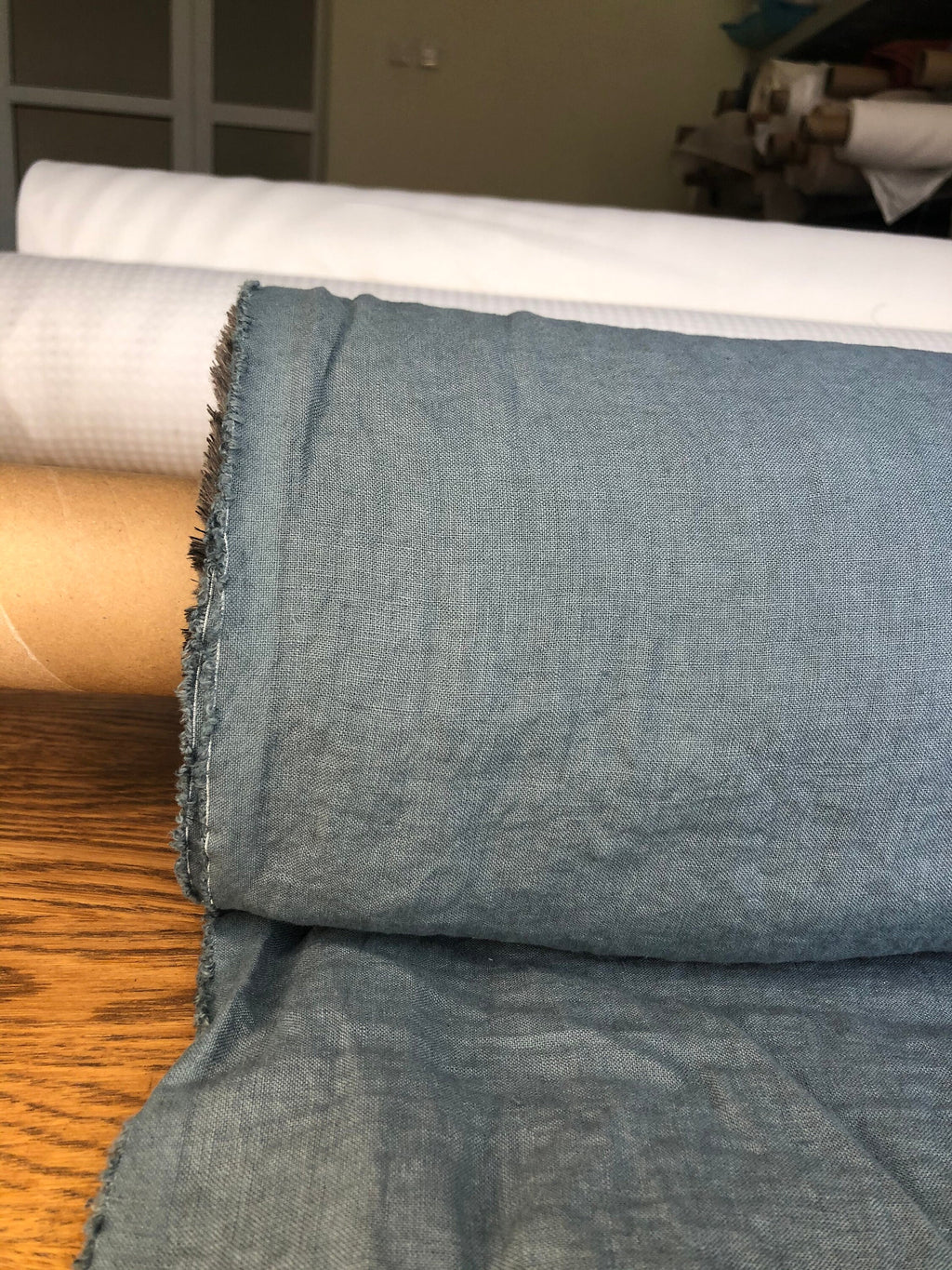 Extra Wide Soft Linen Fabric: Natural Bedding, Sewing Material - 99" Width