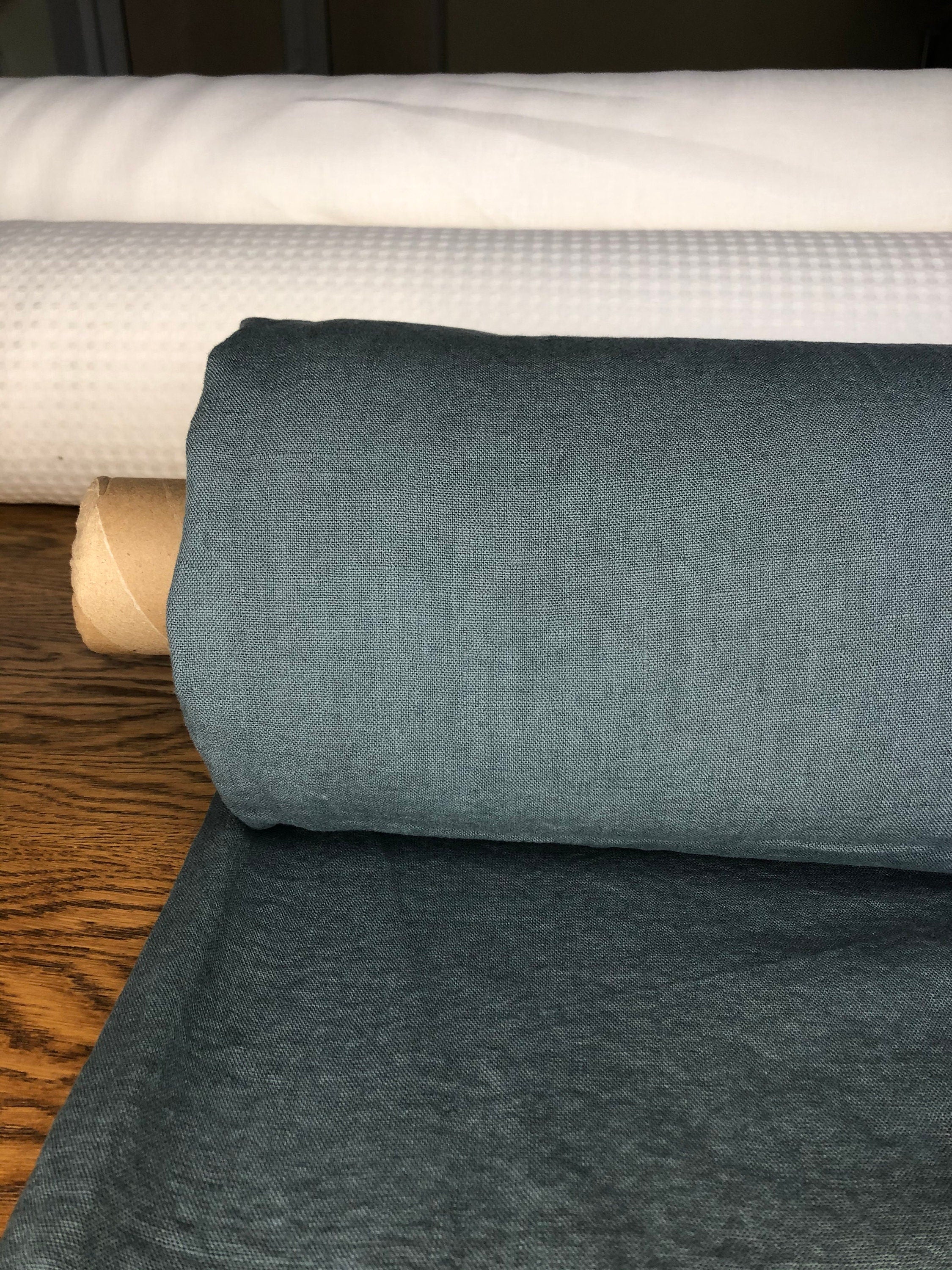 Natural Linen Fabric: 260gsm Weight, 145cm Wide, Sewing & Bedding