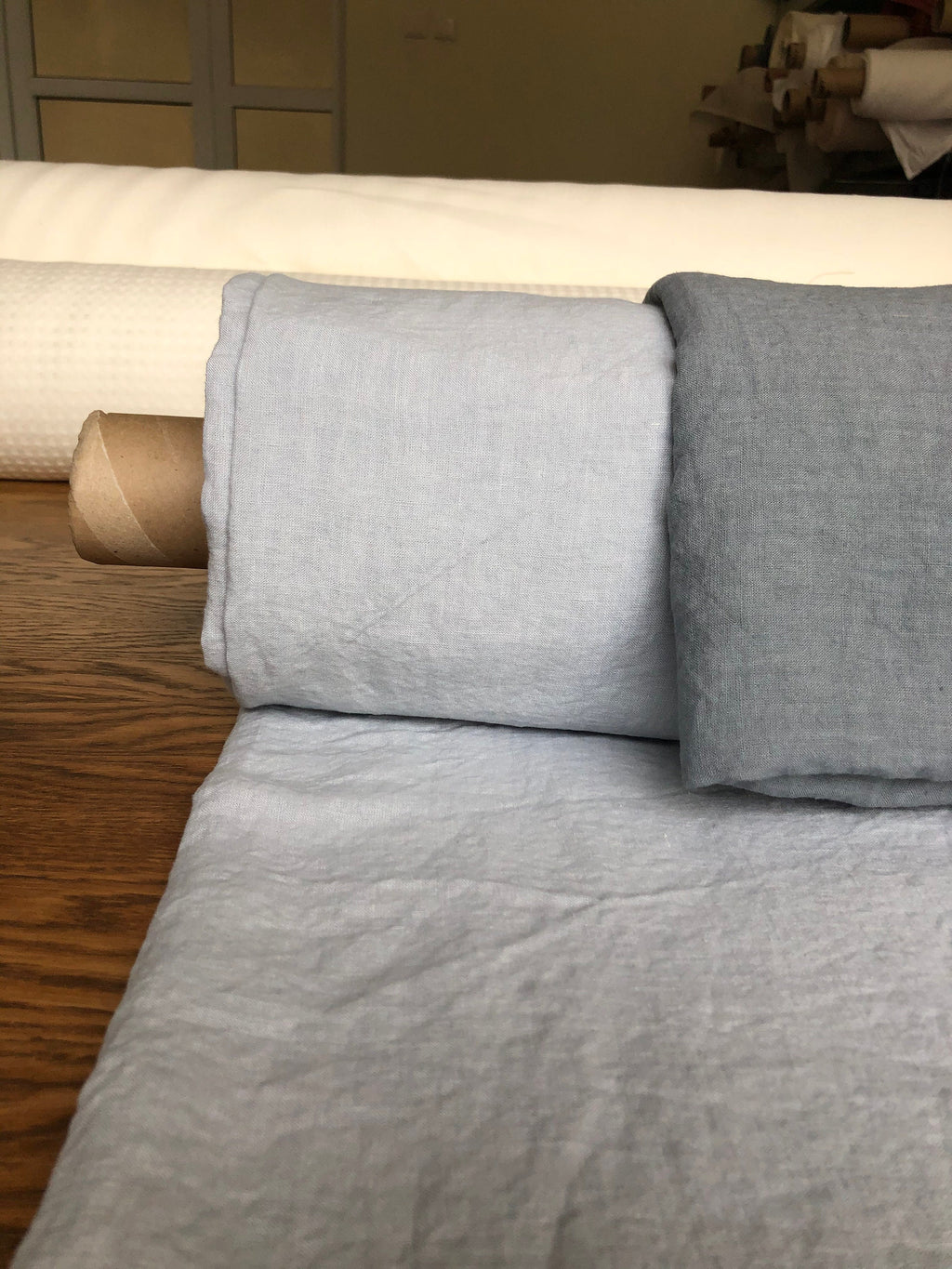 Extra Wide Soft Linen Fabric: 250cm Wide, Bedding & Sewing