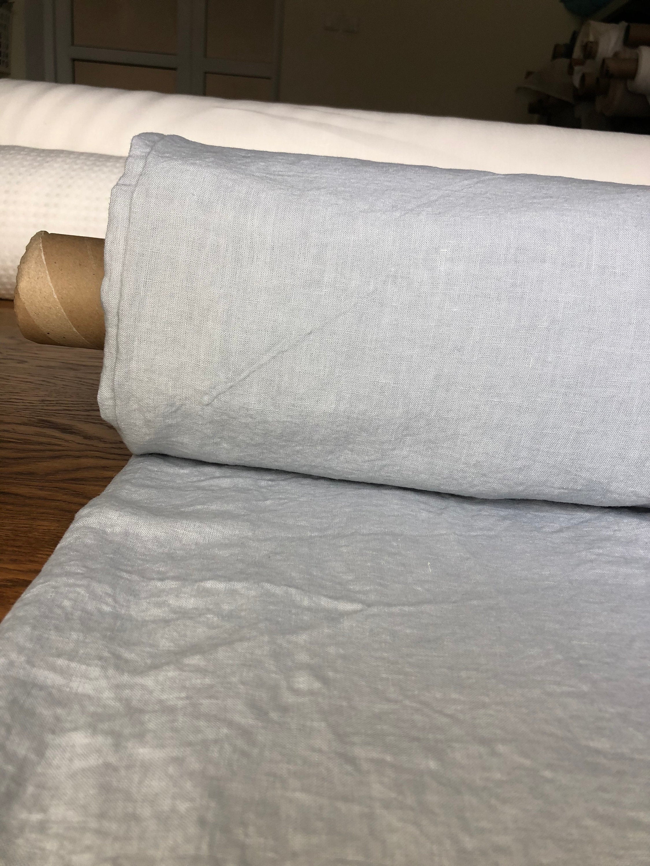 Extra Wide Soft Linen Fabric: 250cm Wide, Bedding & Sewing