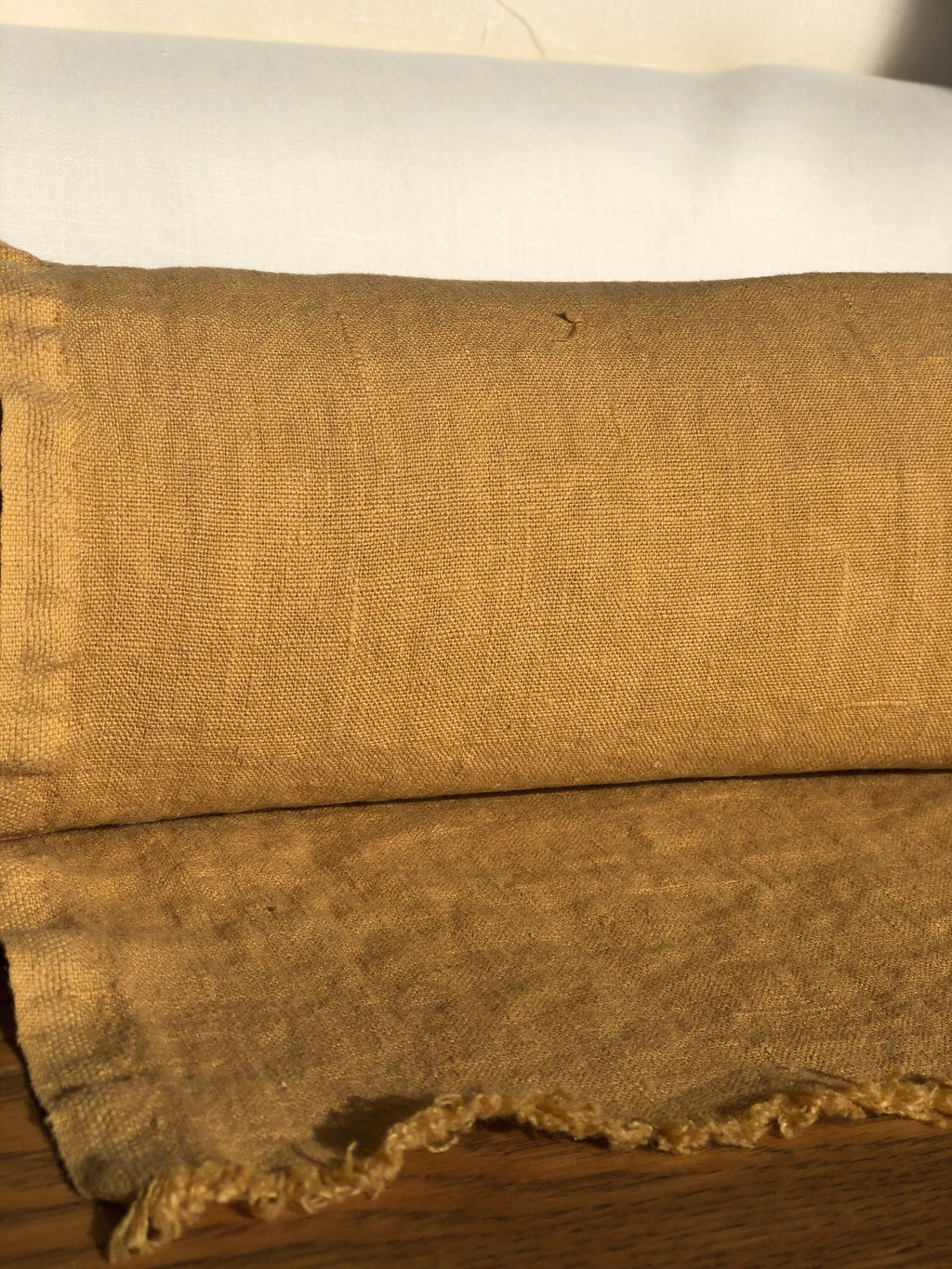 Macaroon Linen Fabric: 100% Natural, 260g Bedding Linen By The Meter