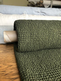 Extra Wide Waffle Linen Cotton Fabric: Natural Uniform BGO137