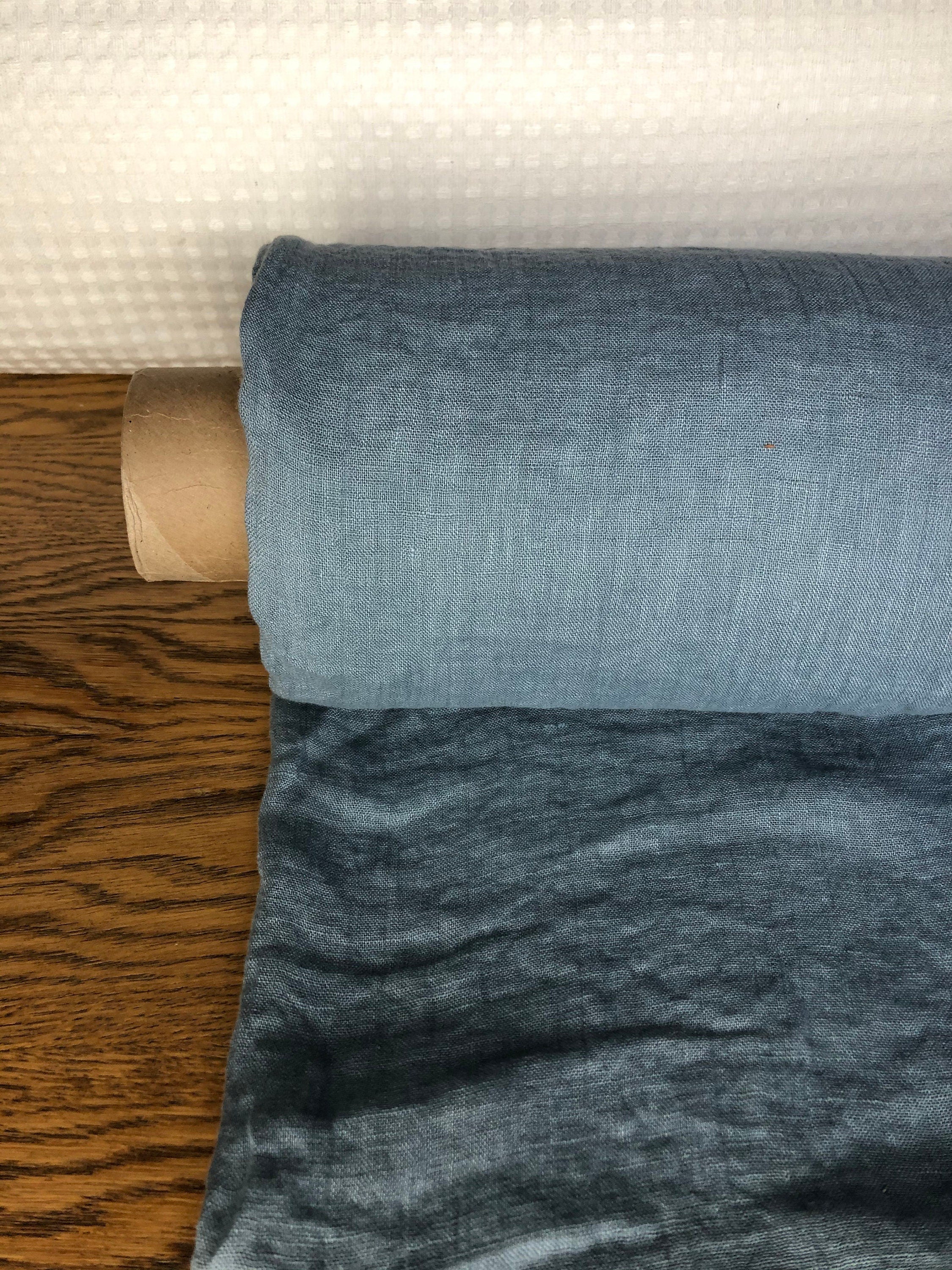 Sea Foam Linen Fabric: 100% Natural, Light Weight (150cm Width)