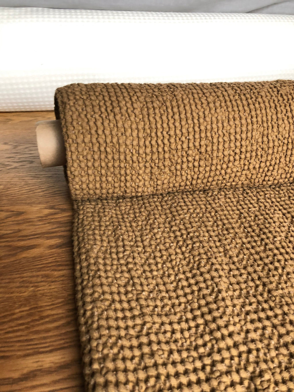 Spicy Waffle Linen Cotton Fabric: 94" Extra Wide, Bath & Spa Towel